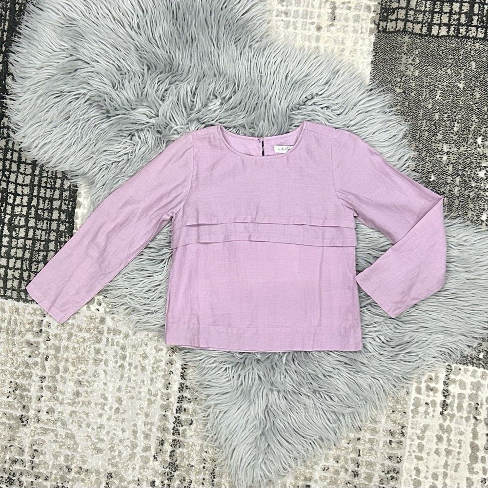 Nelly Stella Lavender Herb Evelyn Shirt Size 6Y NWT